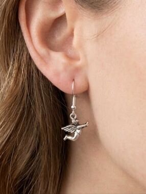 Divine Wings: Handmade Cherub Earrings (Add To Bundle And Get For Free)